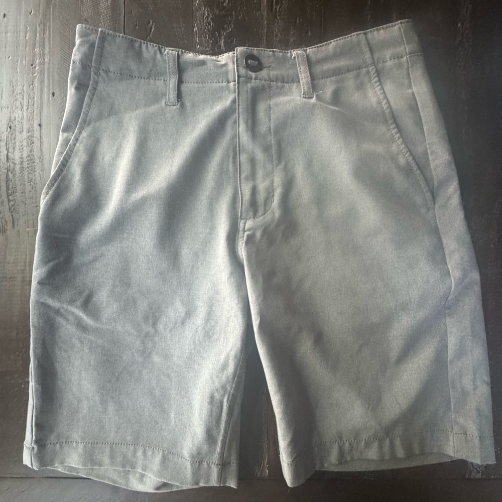 Volcom Gray Flat Front Shorts Casual Style